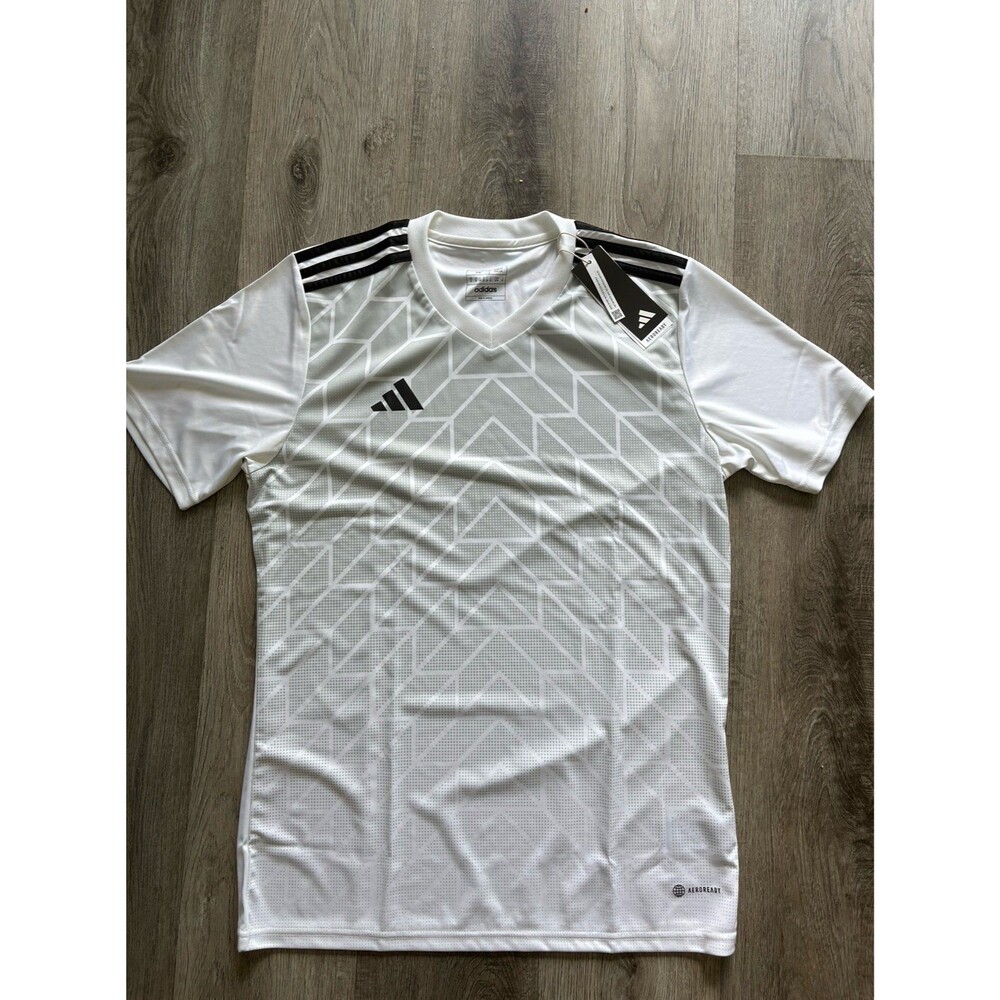 Adidas Aeroready AthletAdidas Aeroready Athletic T-Shirt White Geometric Pattern